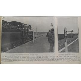 Trial of an Automatic Tablet Exchanger on the Railway Between Christchurch and Rolleston, 1905.