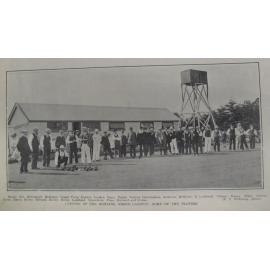Some of the players at the opening of the Leeston Bowling Green