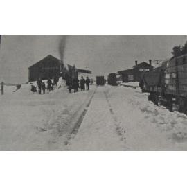 A week after snow fall in Coalgate, 1918