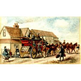 Halfway House, Weedons, painting