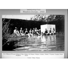 Weedons swimming pool, c.1933