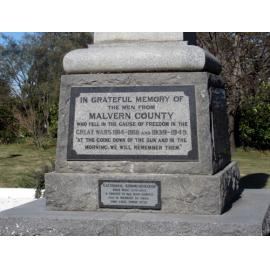Malvern War Memorial