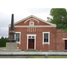 Greenpark Memorial Hall and War Memorial