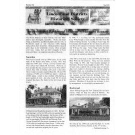 Newsletter / Lincoln & Districts Historical Society, No.32 (May 2010)