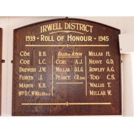 Irwell Roll of Honour WW2