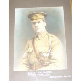 Sergeant F. W. E. Overton 