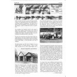 Newsletter / Lincoln & Districts Historical Society, No.36 (June 2012)