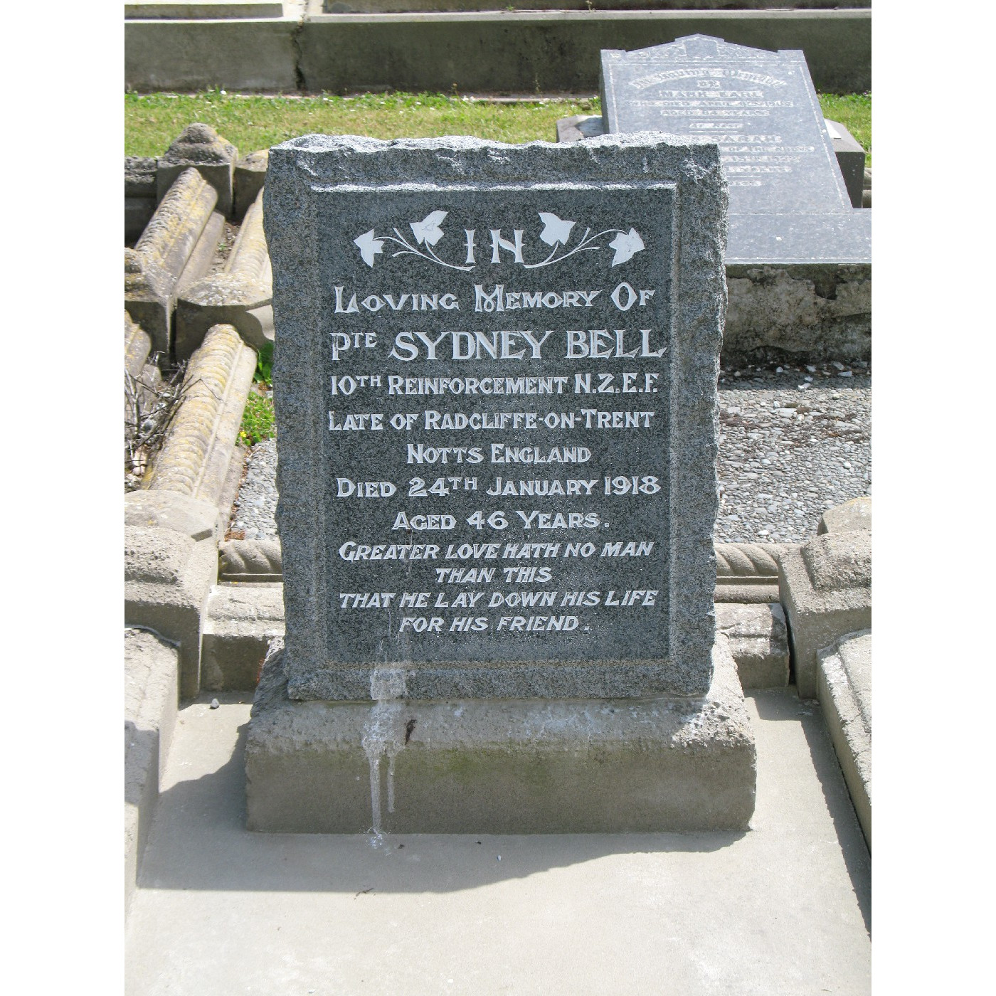 Private Sydney Bell