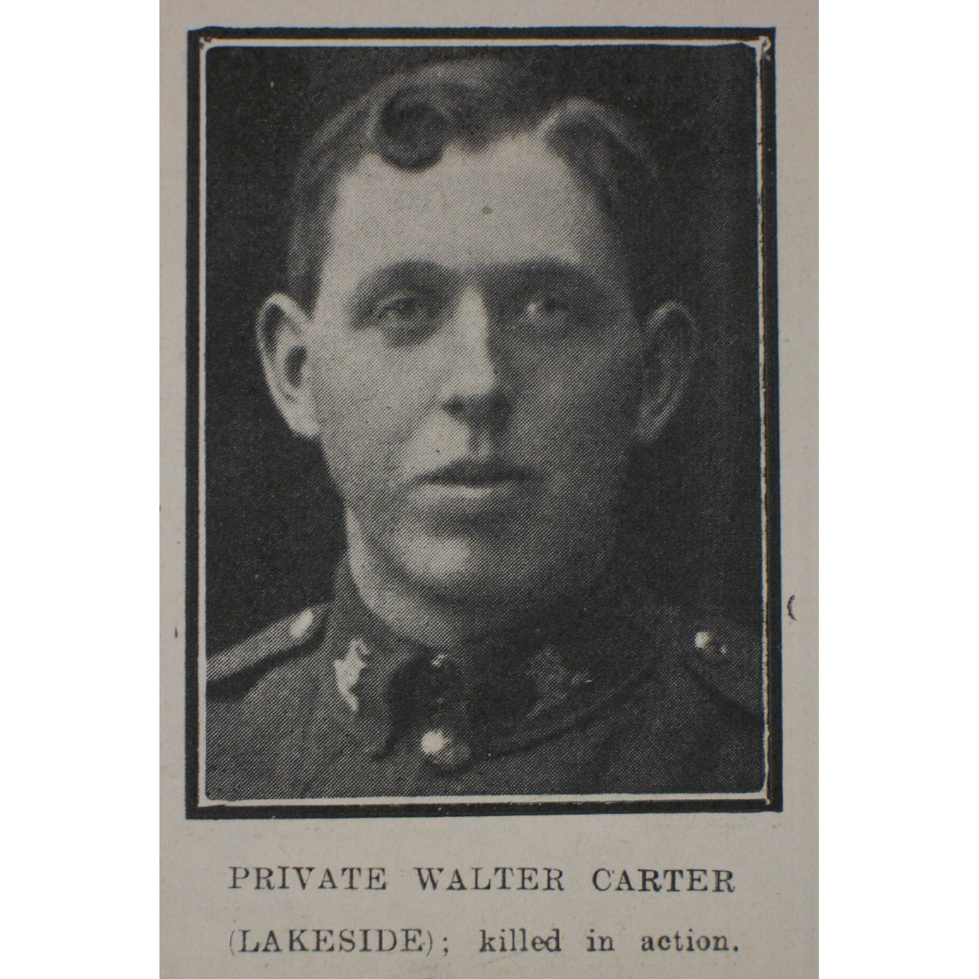 Private Walter Carter