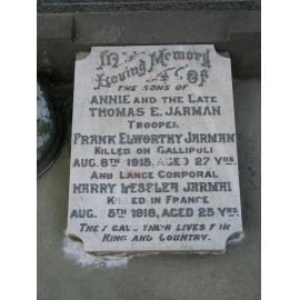 Frank Elworthy and Harry Nesslea Jarman