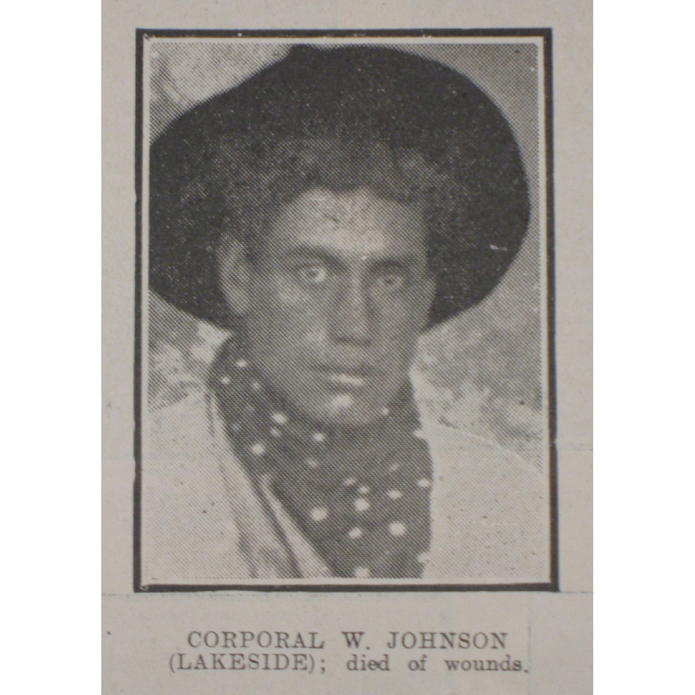 Corporal William Johnson