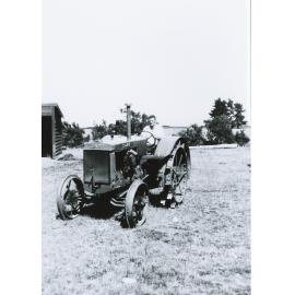 Man on Tractor at Riversleigh Farm
