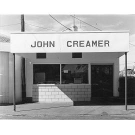 John Creamer's butchery shop