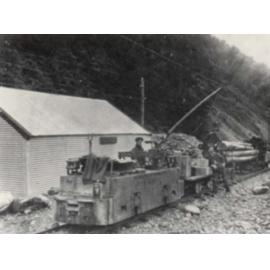 Narrow gauge tram at Ōtira
