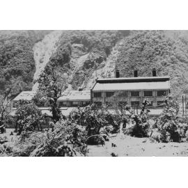 Otira after snowfall