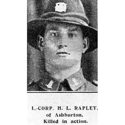 Lance Corporal Hursey Lawrence Rapley
