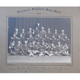 Ellesmere Highland Pipe Band 1922