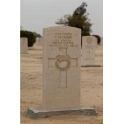 Thomas McCahon's headstone