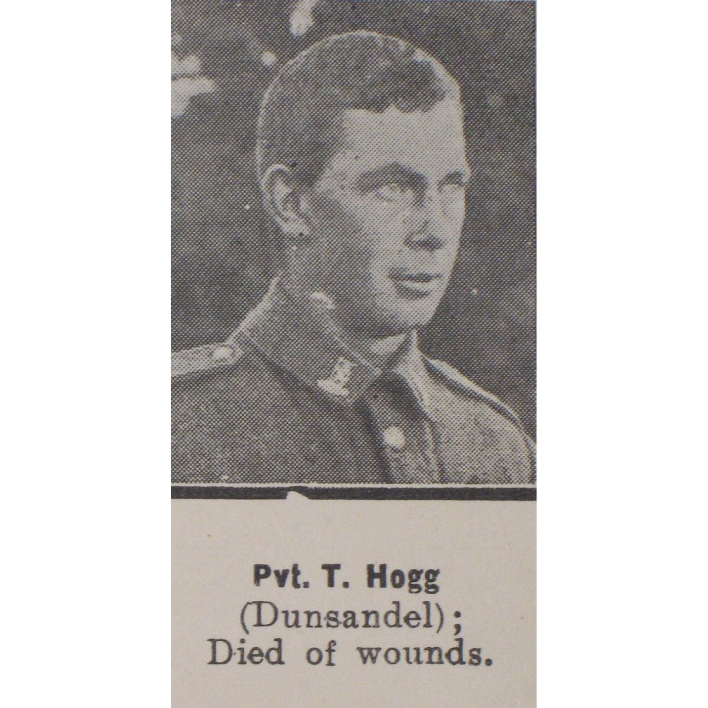 Rifleman Thomas Hogg