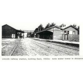 Lincoln Railway Station, c. 1920