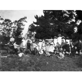 Lincoln Primary School pupils at play,