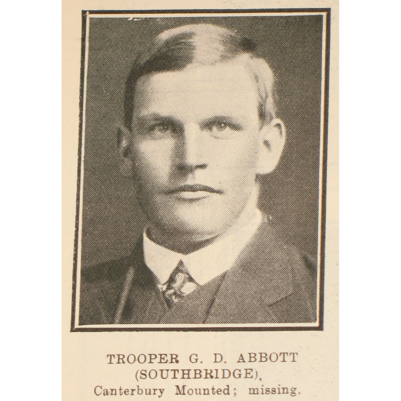 Trooper George Duncan Abbott