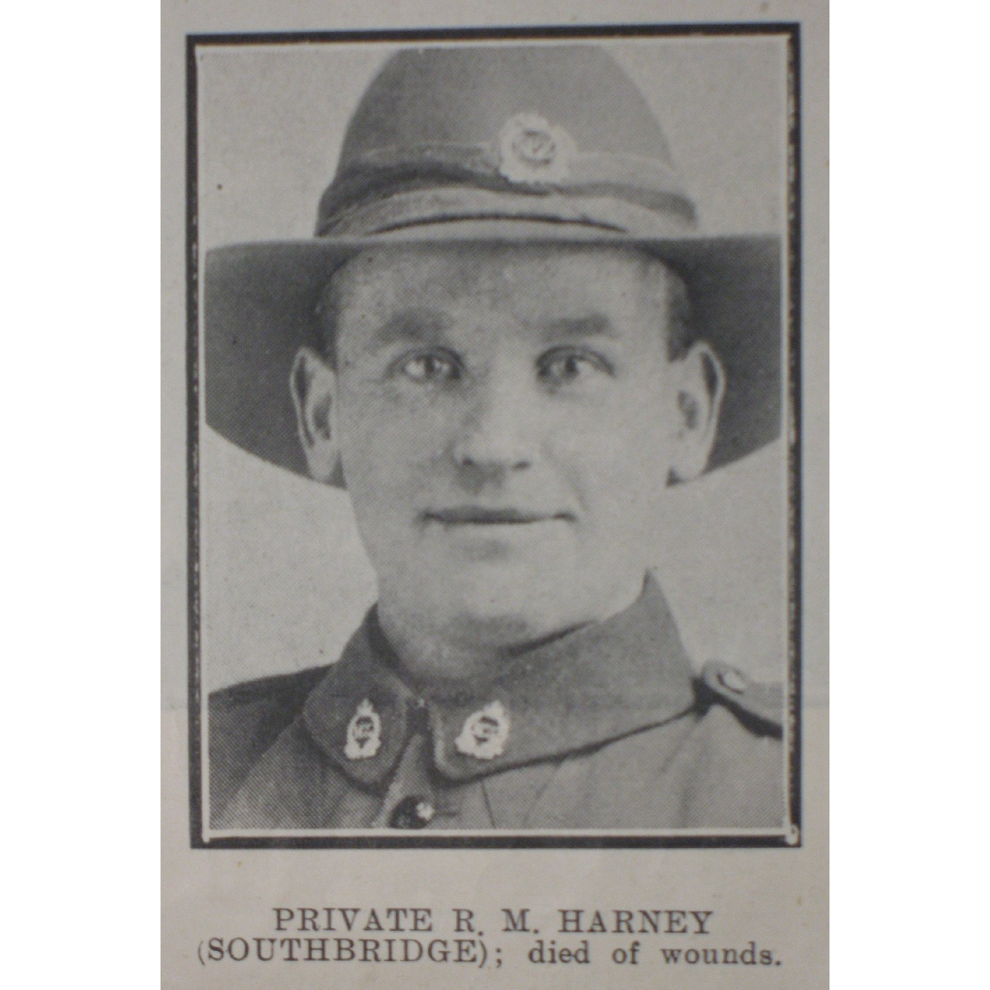 Private Robert Matthew Harney