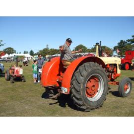 Mr. David Morrish at Vintage Machinery Display, Leeston, 2009