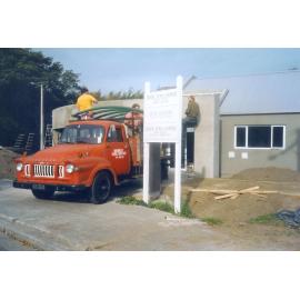 Constructing Lincoln Medical Centre, Market Square, Lincoln, 1992