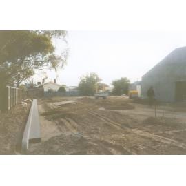 Constructing Lincoln Medical Centre carpark, Lincoln, 1992