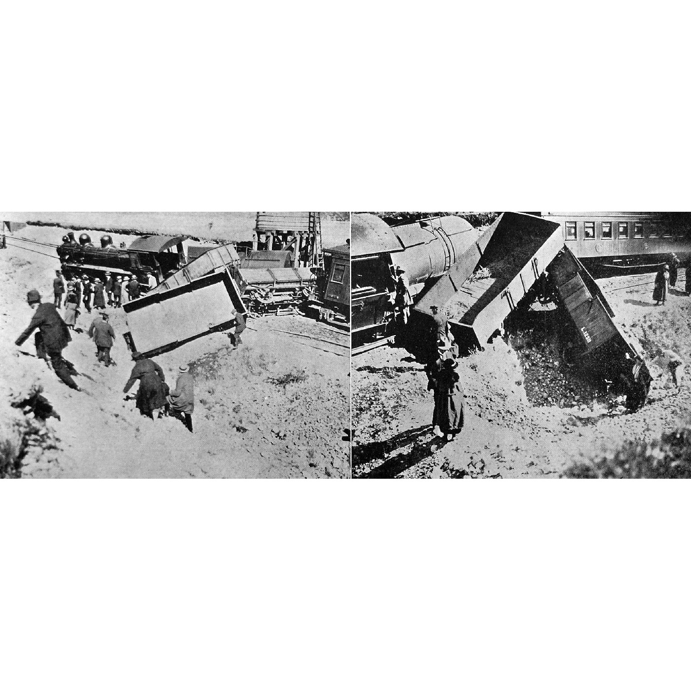 Catastrophes on rail, rivers and land