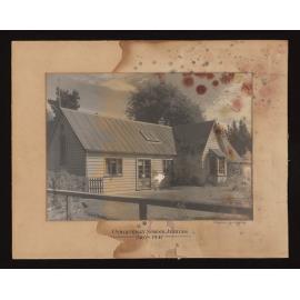 Schoolhouse at Courtenay School, 1947