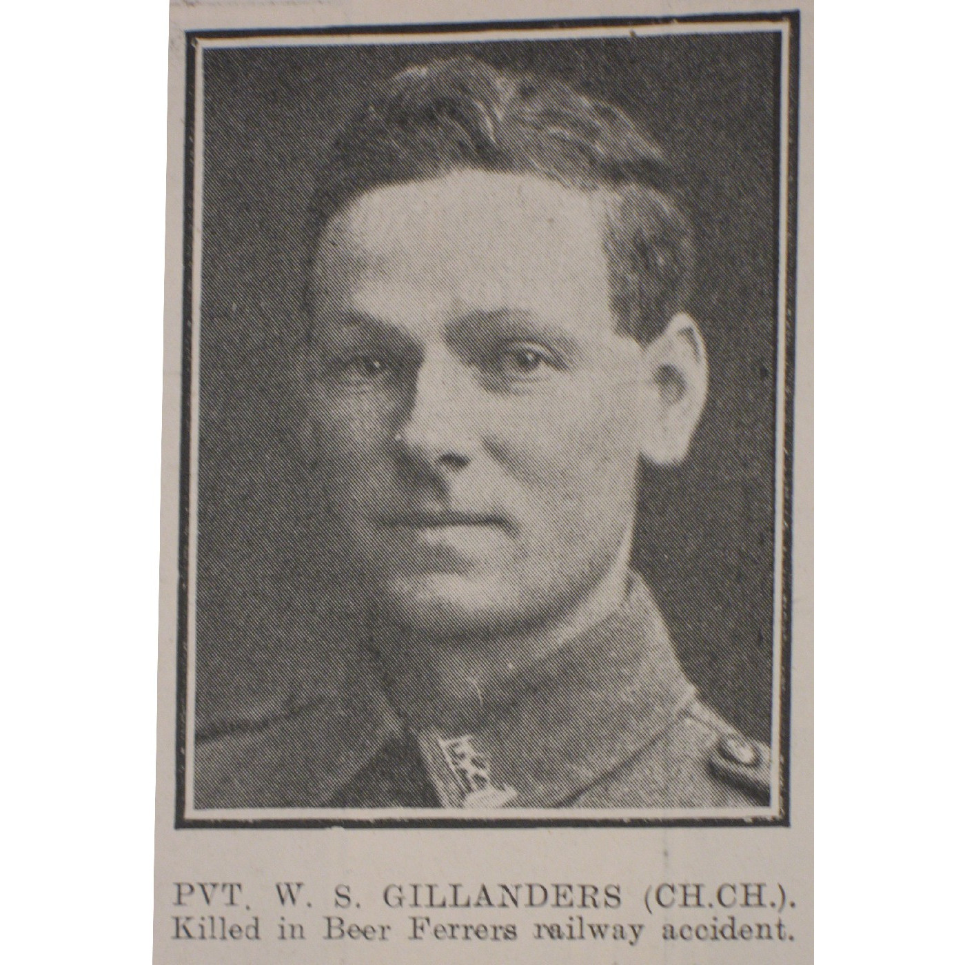 Rifleman William Simon Gillanders
