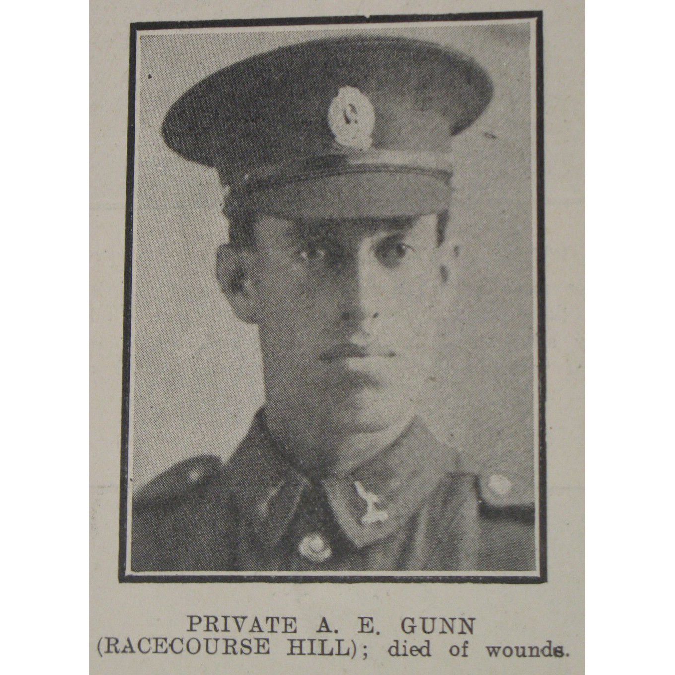 Private Alexander Errol Gunn