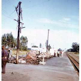 Fire destroys Rolleston railway station