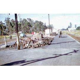 Fire destroys Rolleston railway station  