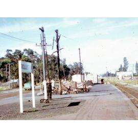 Rolleston railway station fire