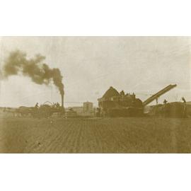 Traction Engine and Thresher, Rolleston