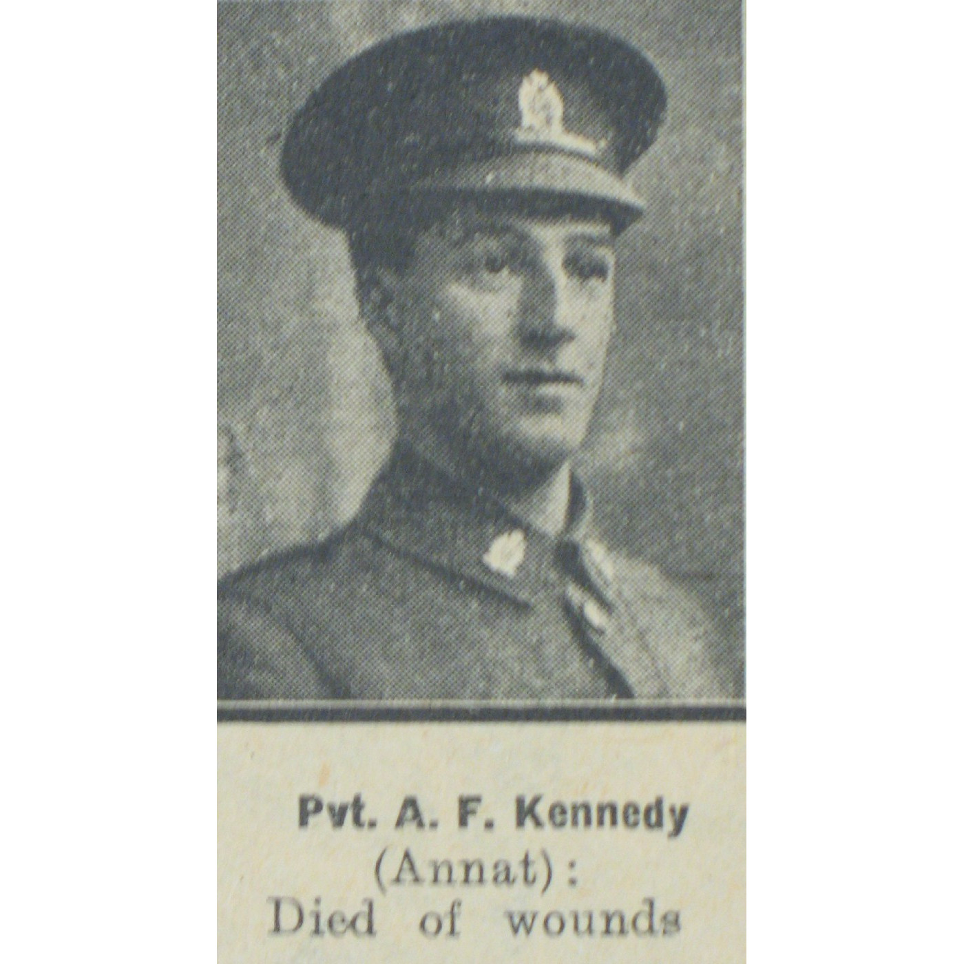 Private Albert Francis Kennedy