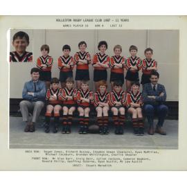 Rolleston Rugby League 11 Years 1987