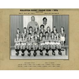 Rolleston Rugby League 8 Years 1976