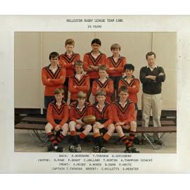 Rolleston Rugby League Under 14s 1986