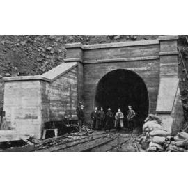The Otira entrance to Arthur's Pass Tunnel, 1909