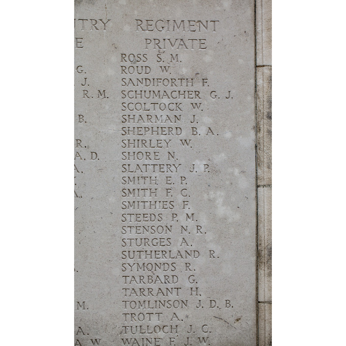Private Robert Sutherland