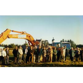First earthworks for the Rolleston Community Centre, 1999
