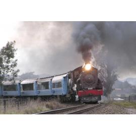 Locomotive Leaving Rolleston, 2011