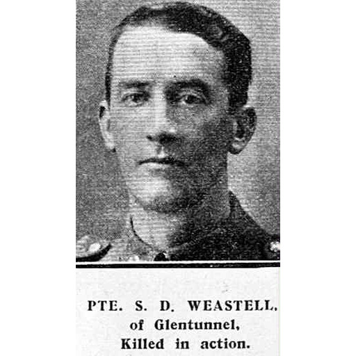 Private Samuel Davis Weastell