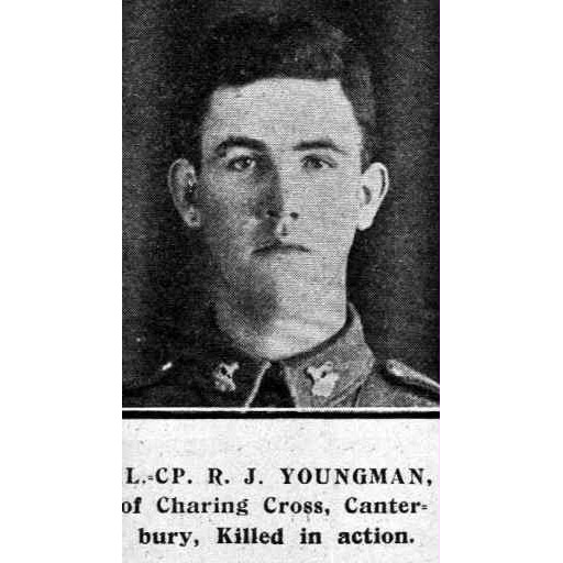 Lance Corporal Reginald John Youngman