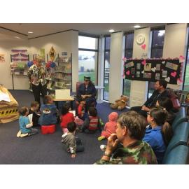 Train story time at Rolleston Library, 2016