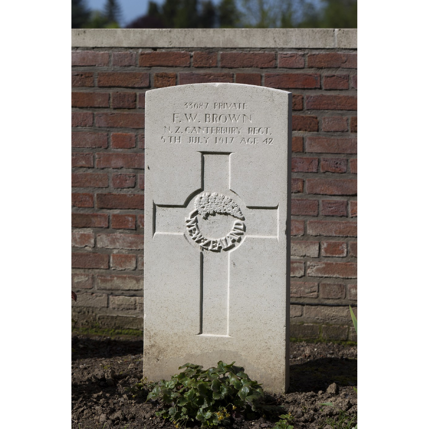 Private Frederick Brown